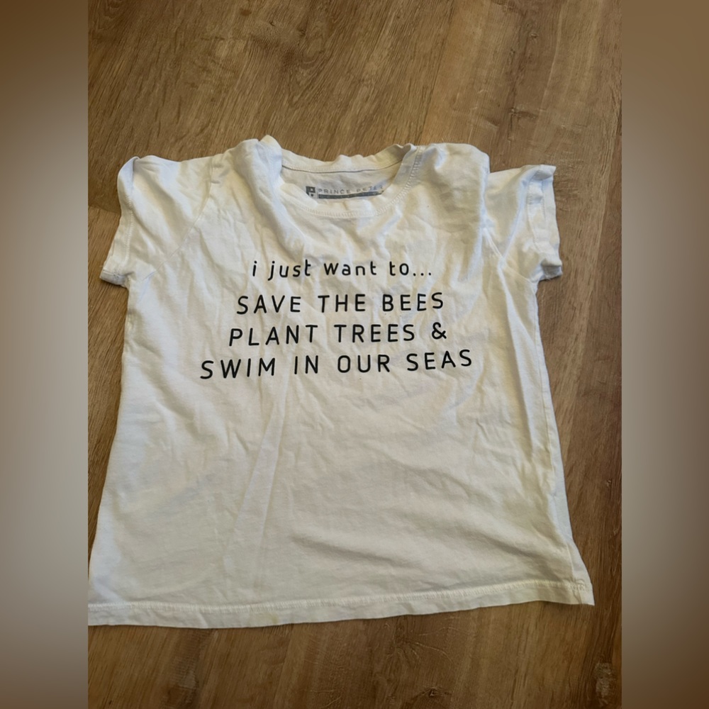 White Graphic Tee